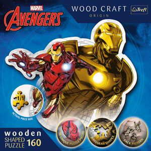 Trefl Trefl Drevené puzzle 160 dielikov - Statočný Iron Man / Disney Marvel Heroes 20183