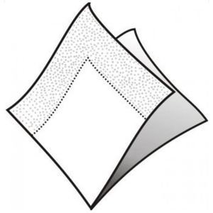 Gastro 30,31 - Obrúsky papierové 33x33cm / 50ks biele, 2-vrstvové