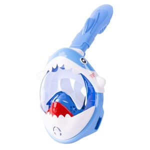 STREND PRO Maska šnorchlovacia Shark, celotvárová, pre deti 4+, XS, modrá 8050178 - Plavecké a potápačské potreby