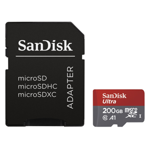 SanDisk Ultra MicroSDXC 200GB A1 Class 10 UHS-I (r100/w10) 173450