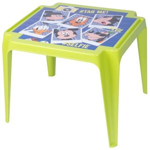 TAVOLO BABY Disney Mickey 802467 - Stôl detský, plastový, zelený,motív Disney Mickey, 55x50x44 cm,