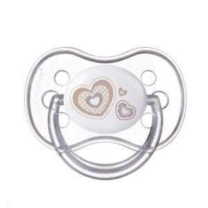CANPOL BABIES Cumlík silikónový symetrický 0-6m Newborn Baby - béžová 22-580_BEI