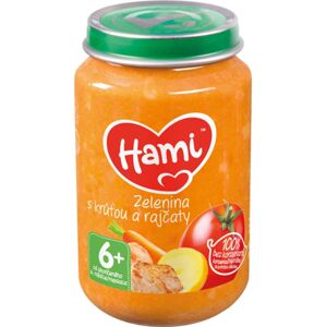 HAMI Príkrm mäsovo-zeleninový Zelenina s morkou a paradajkami 200g 109923