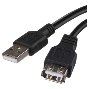 Emos USB kábel 2.0 A vidlica - A zásuvka 2m S70201 - Predlžovací kábel