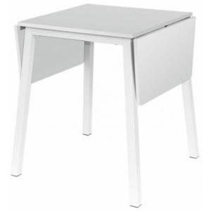 MAURO BI - jedálenský stôl rozkladací 60-120x60x75cm biela