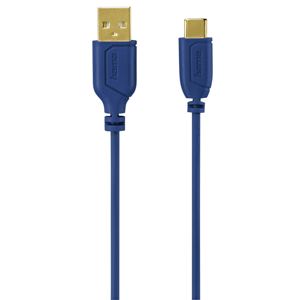 Hama Kábel USB-C 0.75m modrý - Prepojovací kábel