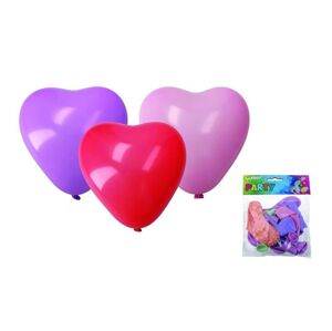 Wiky Balónik nafukovací - sada 10 ks srdca, pastelové farby WKW004874