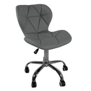 ARGUS SS 0000254498 - Kancelárska stolička, svetlosivá/chróm
