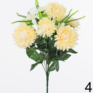 Kytica chryzantéma broskyňová 1500334BR - Umelé kvety