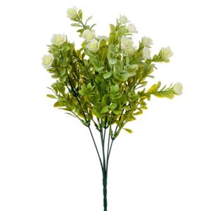 Zápich kvietky biele 33cm 229920 - Umelé kvety