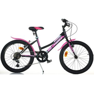 DINO Bikes DINO Bikes - Detský bicykel 20" 420D-04SC -AURELIA čierno-ružový s prevodmi 420D-04