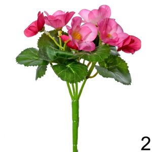 Begónia 19cm ružová - Umelé kvety