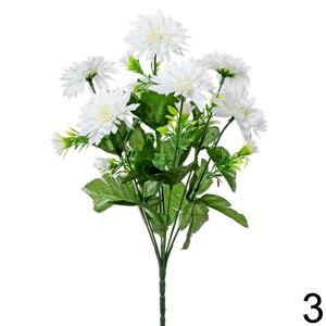 Kytica chryzantéma 35cm biela 201990B - Umelé kvety