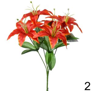 Kytica ľalia červená 36cm 207562CE - Umelé kvety