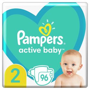 PAMPERS Active Baby Plienky jednorazové 2 (4-8 kg) 96 ks 8006540045787