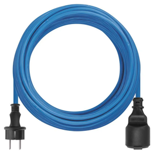 Emos Weatherproof predlžovací kábel 20m 1.5mm2 P01420W - Predlžovací kábel modrý