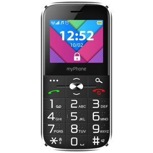 MyPhone HALO C čierny - Mobilný telefón Senior s nabíjacím stojanom