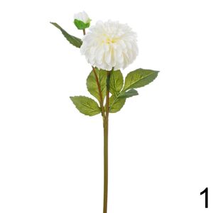 Dahlia BIELA 66cm 229863B - Umelé kvety