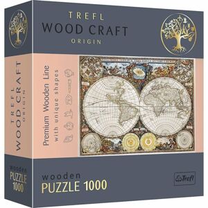 Trefl Trefl Drevené puzzle 1000 - Mapa starovekého sveta 20144
