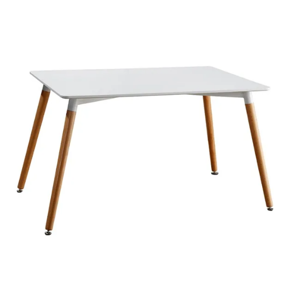 DIDIER 4 NEW 120x70 - jedálenský stôl 120x70x75cm biela/buk