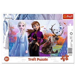 Trefl Trefl Puzzle 15 dielikov Zázračný svet Anny a Elsy / Frozen 2 31348