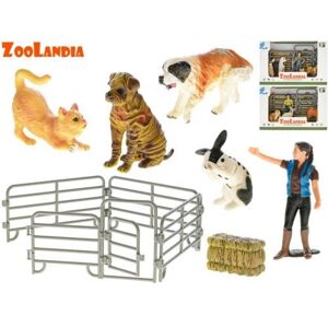 MIKRO -  Zoolandia zvieratká farma s doplnkami 50983 - Zvieratká