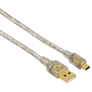 Hama USB kábel typ A-B mini 1.8m - Prepojovacia dátová šnúra