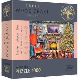Trefl Trefl Drevené puzzle 1000 - Pri krbe 20171