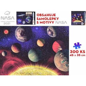 MIKRO -  NASA puzzle slnečná sústava 48x35 xm 300dielov 34672 - puzzle