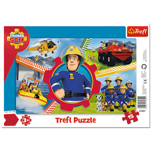 Trefl Trefl Puzzle 15 dielikov Požiarnik Sam 31351