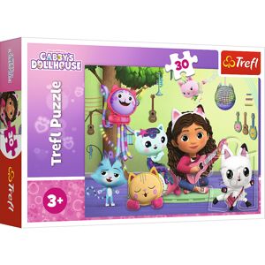 Trefl Trefl puzzle 30 dielikov - Gabby a jej krásny domček pre bábiky / Gabby´s Dollhouse 18301