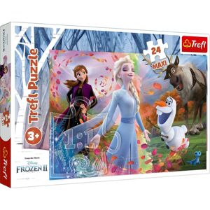 Trefl Trefl Puzzle 24 Maxi Hľadanie dobrodružstiev  Disney Frozen 2