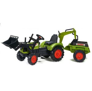 FALK FALK Šliapací traktor 2070Y Claas Arion 430 s nakladačom, rýpadlom a vlečkou - Šľapadlo