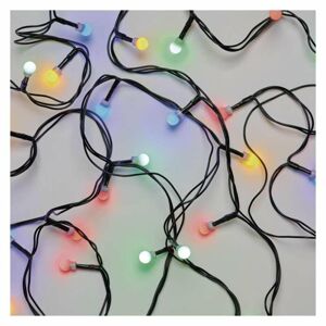Emos LED vianočná cherry reťaz – guličky 20m multicolor, programy D5AM06 - Vianočné osvetlenie vonkajšie aj vnútorné