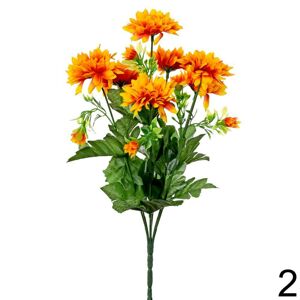 Kytica chryzantéma 35cm oranžová 201990O - Umelé kvety