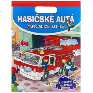 FONI-BOOK Hasičské autá maľovánky s nálepkami pre deti 942978 - Kniha
