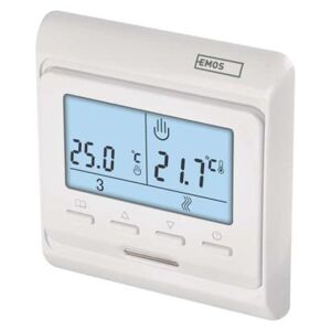 Emos Izbový termostat pre podlahové kúrenie, drôtový, P5601UF P5601UF - Izbový termostat