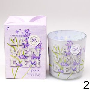 Lavender pure 150g 36983P - Sviečka voňavá v skle