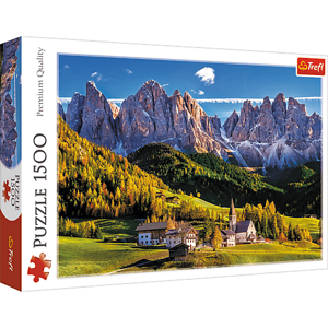 Trefl Trefl Puzzle 1500 - Údolie Val di Funes, Dolomity, Taliansko 26163