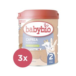 3x BABYBIO CAPREA 2 plnotučné kozie dojčenské bio mlieko 800 g VP-F172991