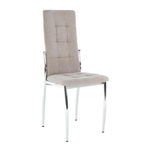 ADORA NEW HN 0000206056 - stolička jedálenska hnedá/chróm, max 110kg