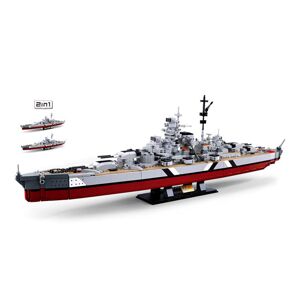 Sluban ModelBricks M38-B1102 Bojová loď Bismarck 2v1 M38-B1102 - Stavebnica