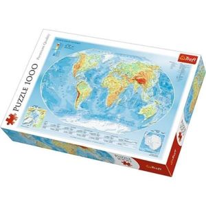 Trefl Puzzle Trefl Zemepisná mapa 1000 10463