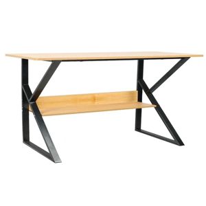TARCAL 100 BK/CI 0000277516 - Písací stôl s policou, buk/čierna