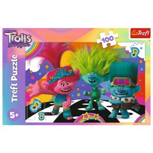 Trefl Trefl Puzzle 100 - Zábavní Trollovia / Universal Trolls 3 (2023) 16461