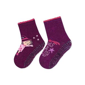 STERNTALER Ponožky protišmykové Víla AIR 2ks v balení dark red dievča veľ. 17/18 cm- 9-12 m 8132322-890-18