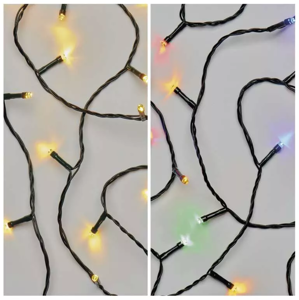 Emos LED vianočná reťaz 2v1 10m teplá biela/multicolor, programy D4AH01 - Vianočné osvetlenie vonkajšie aj vnútorné