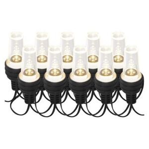 Emos LED svetelná reťaz projekčná – 10x párty žiarovky číre 4.5m, studená biela DCPC08 - Dekoratívne osvetlenie