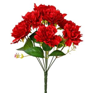 Kytica ruža červená 36cm 208242C - Umelé kvety