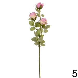 Ruža kus tmavoružová 50cm 218831TMR - Umelé kvety